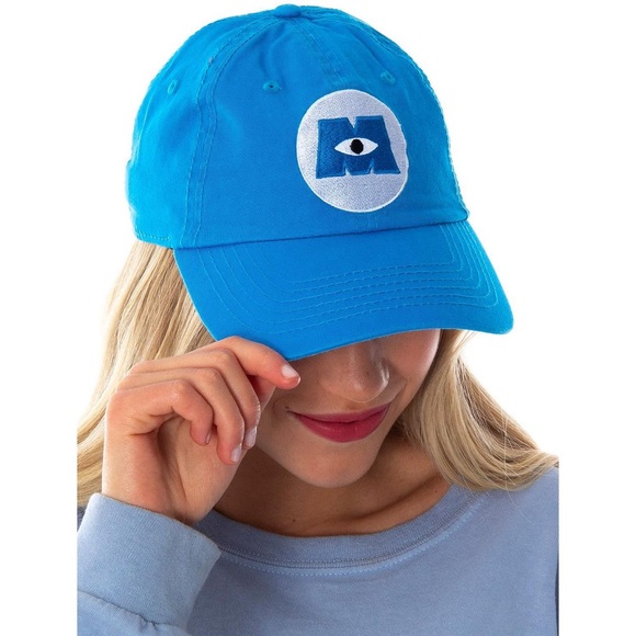 NWT Disney Monsters Inc. Embroidered Logo Hat Adjustable Strap Baseball Cap OS - Picture 1 of 4